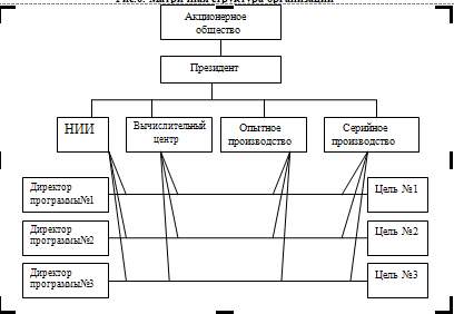 Матричная структура организации